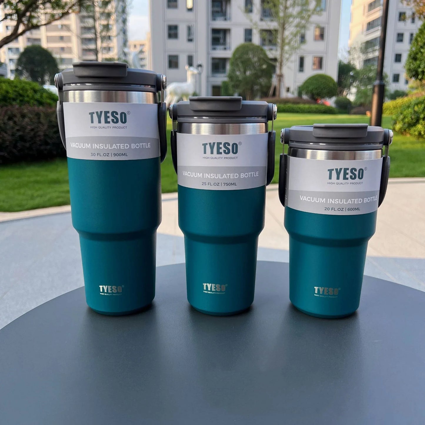 Tyeso Coffee Cup Double-Layer Thermal Water Bottle Insulation And Cold