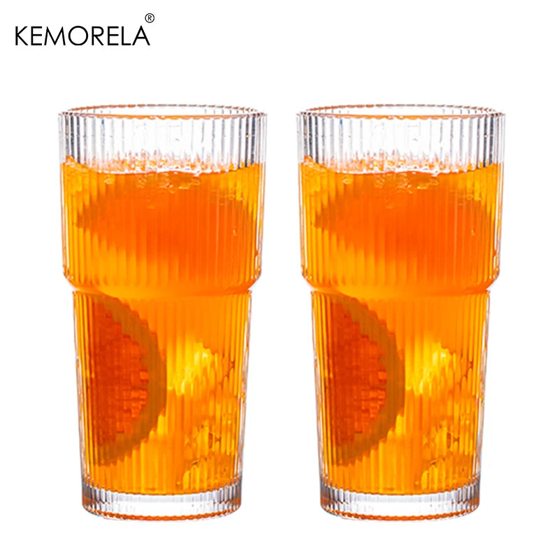 Copo de Café de Vidro TYESO 600ML com Tampa - Transparente
