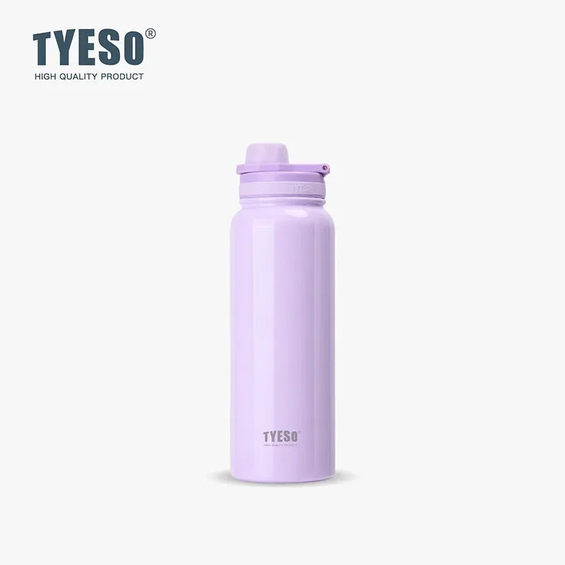 Tyeso Thermos Bottle Car Insulated Flask Water Tumbler for Outdoor Sports