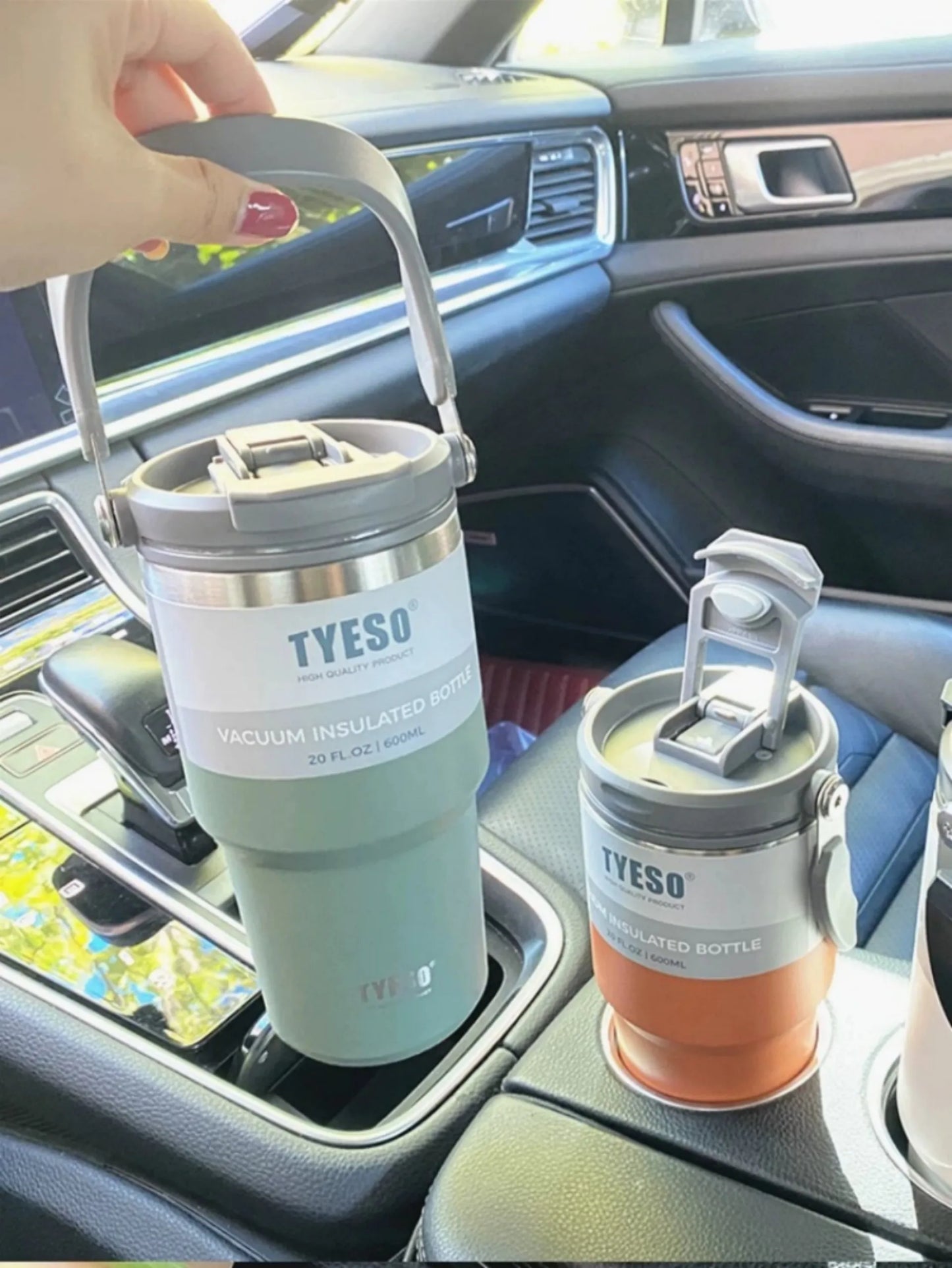 Tyeso Coffee Cup Double-Layer Thermal Water Bottle Insulation And Cold