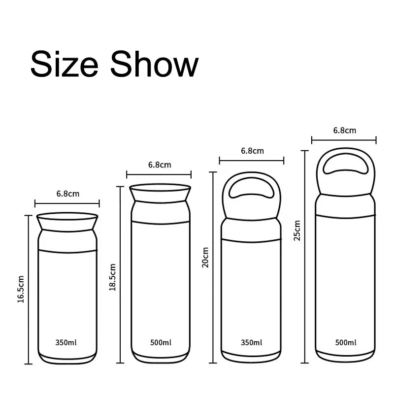 Logo Customization Thermos Bottle Thermal Mug Leakproof Car Vacuum Flasks Coffee Cup Travel Insulated Bottles Garrafa Termica