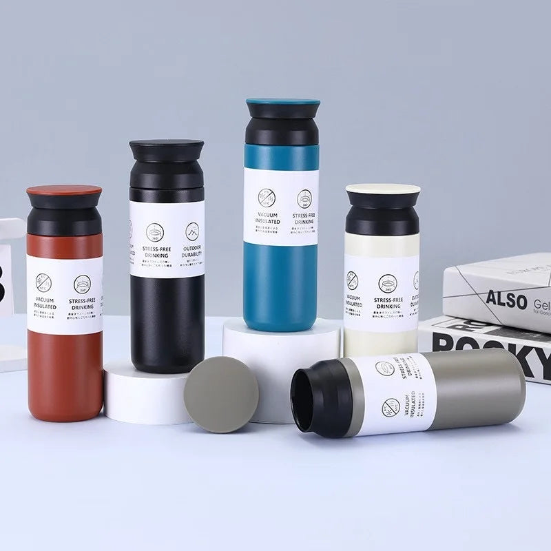 Logo Customization Thermos Bottle Thermal Mug Leakproof Car Vacuum Flasks Coffee Cup Travel Insulated Bottles Garrafa Termica