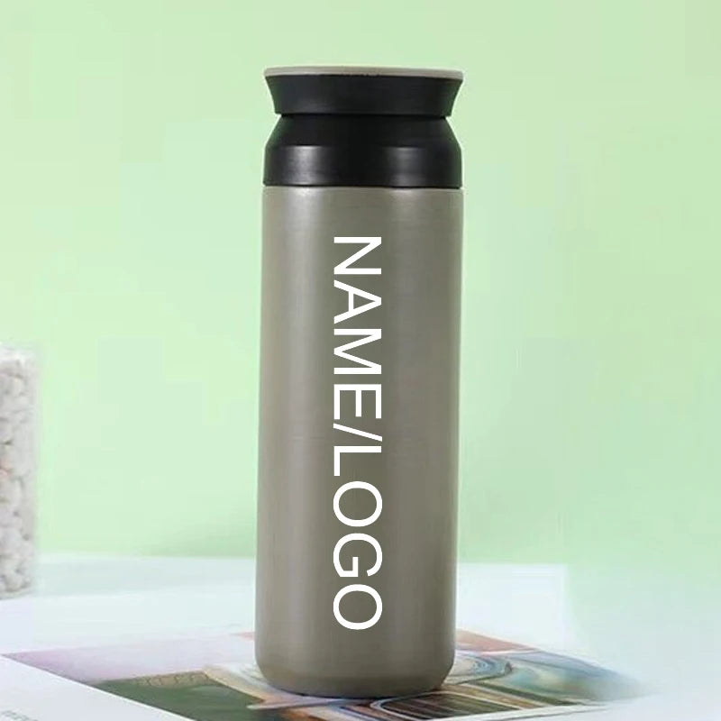 Logo Customization Thermos Bottle Thermal Mug Leakproof Car Vacuum Flasks Coffee Cup Travel Insulated Bottles Garrafa Termica