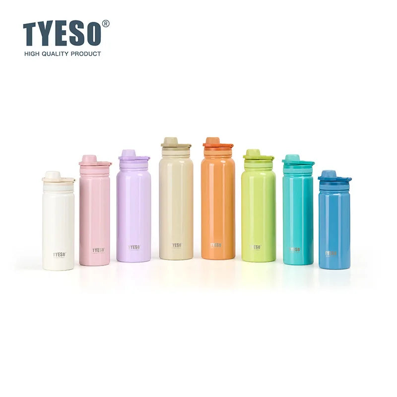Tyeso Thermos Bottle Car Insulated Flask Water Tumbler for Outdoor Sports