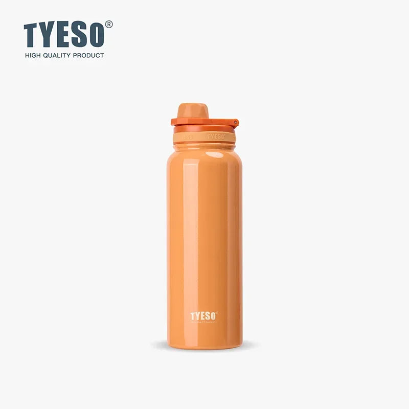 Tyeso Thermos Bottle Car Insulated Flask Water Tumbler for Outdoor Sports