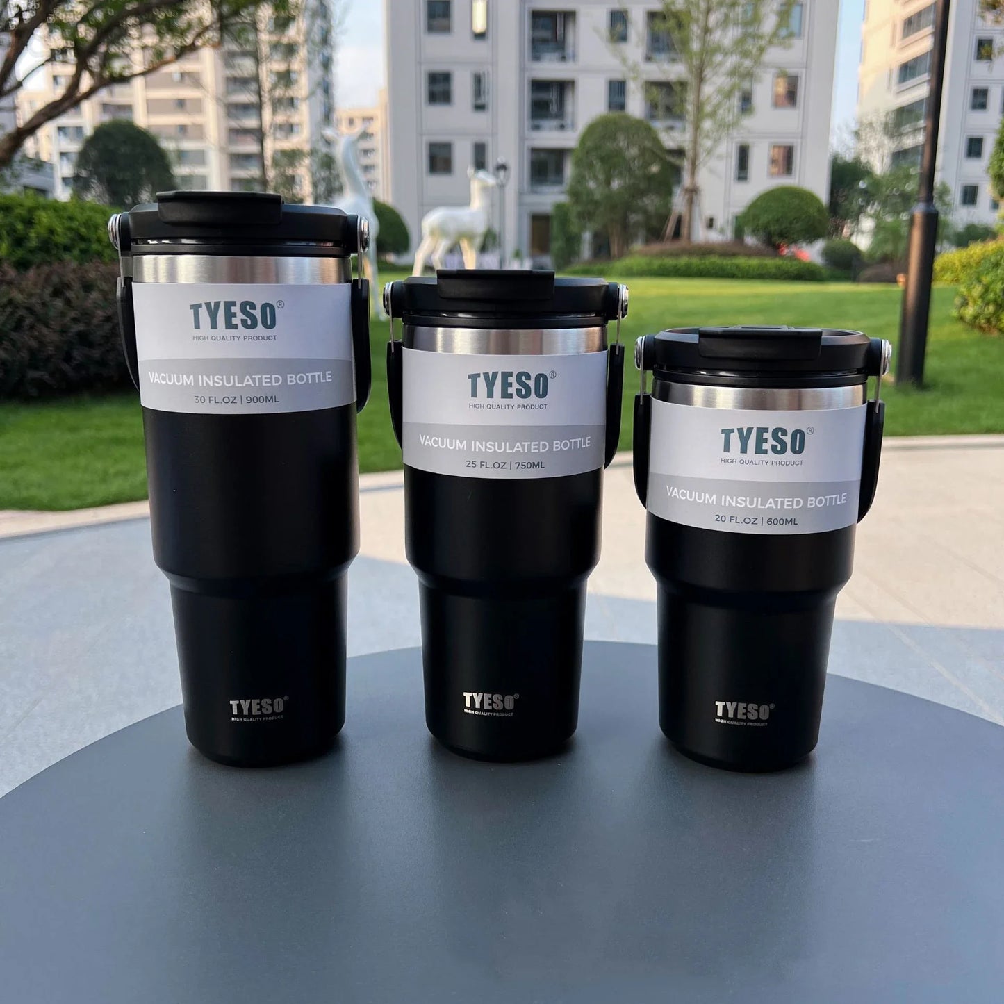Tyeso Coffee Cup Double-Layer Thermal Water Bottle Insulation And Cold