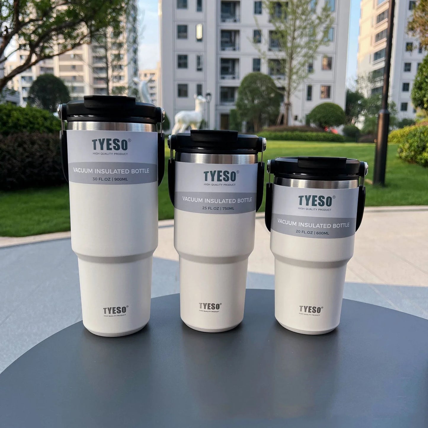 Tyeso Coffee Cup Double-Layer Thermal Water Bottle Insulation And Cold