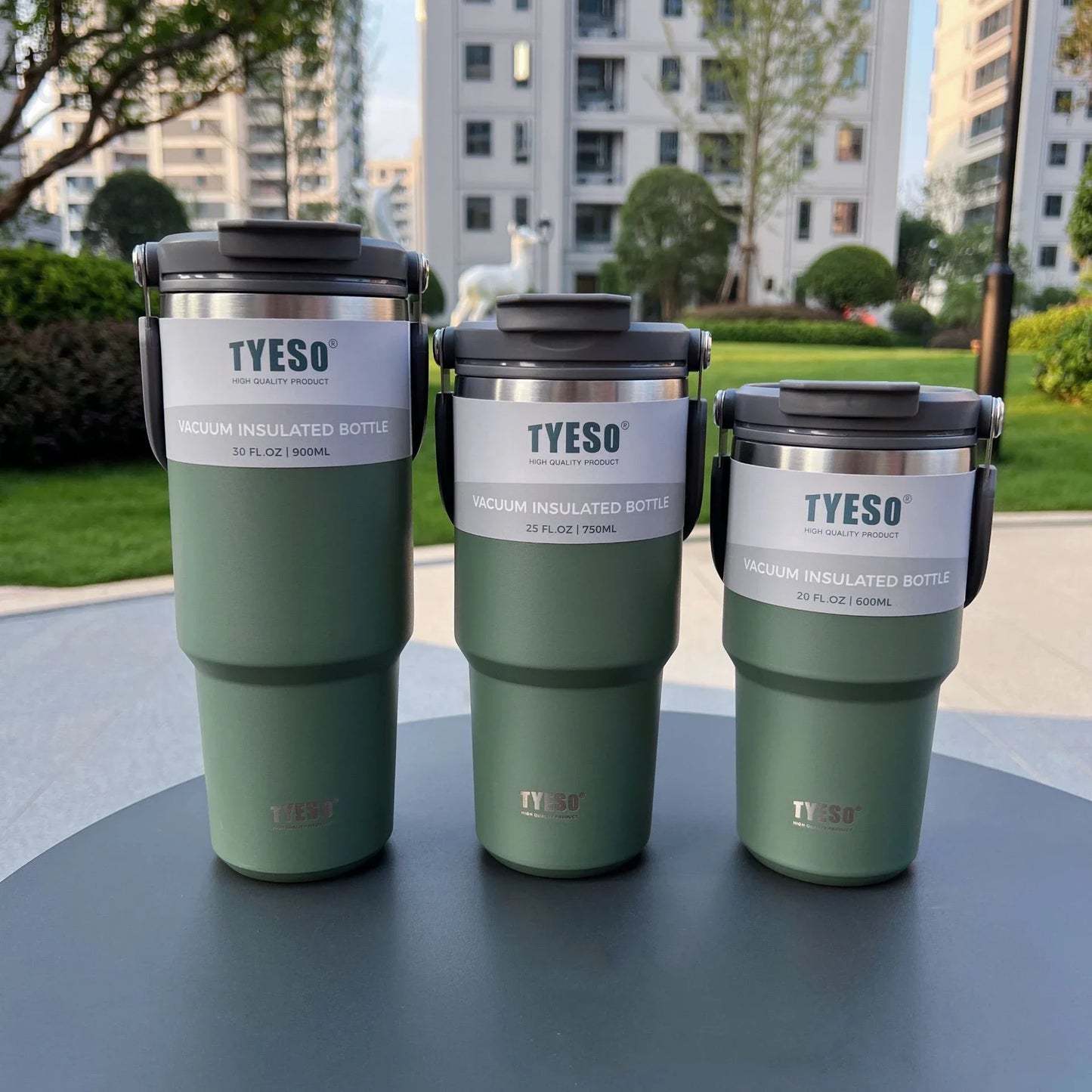 Tyeso Coffee Cup Double-Layer Thermal Water Bottle Insulation And Cold
