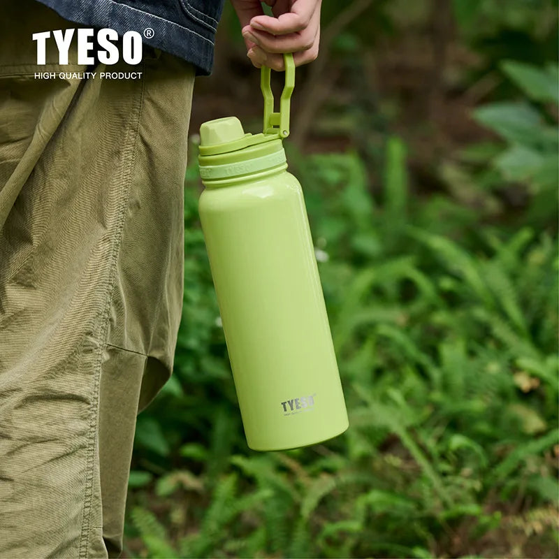 Tyeso Thermos Bottle Car Insulated Flask Water Tumbler for Outdoor Sports