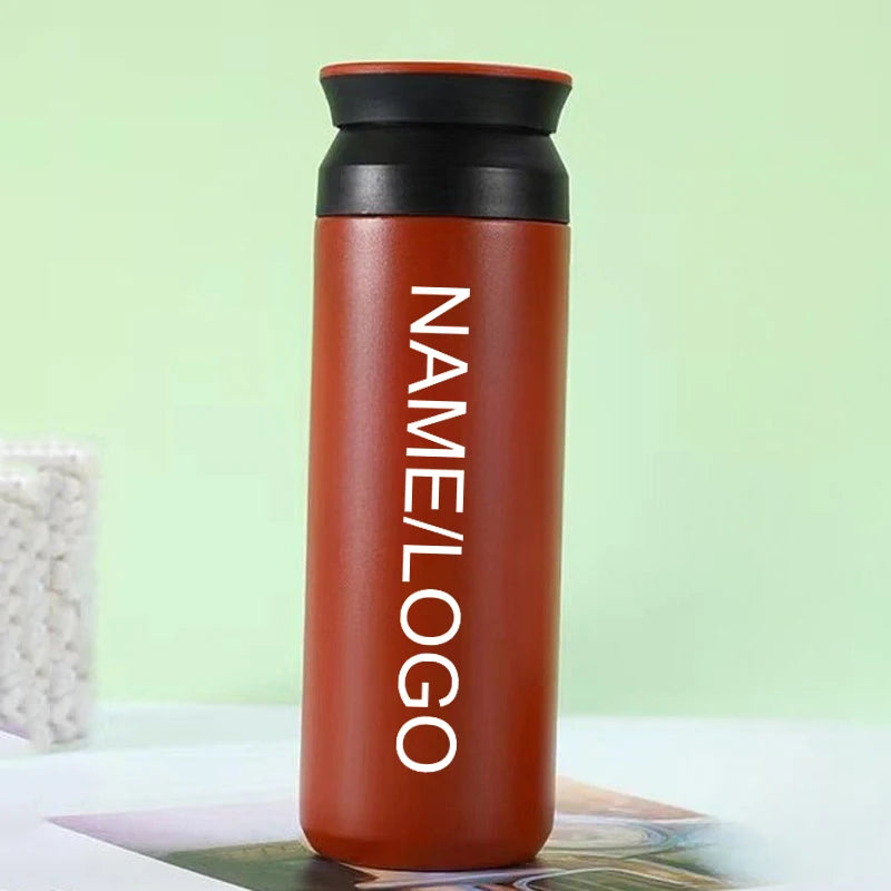 Logo Customization Thermos Bottle Thermal Mug Leakproof Car Vacuum Flasks Coffee Cup Travel Insulated Bottles Garrafa Termica
