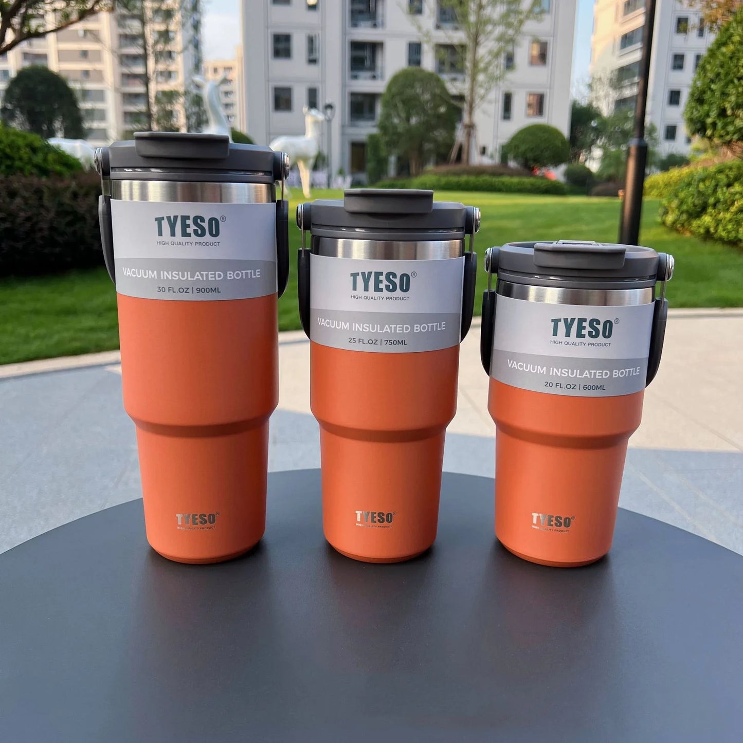 Tyeso Coffee Cup Double-Layer Thermal Water Bottle Insulation And Cold