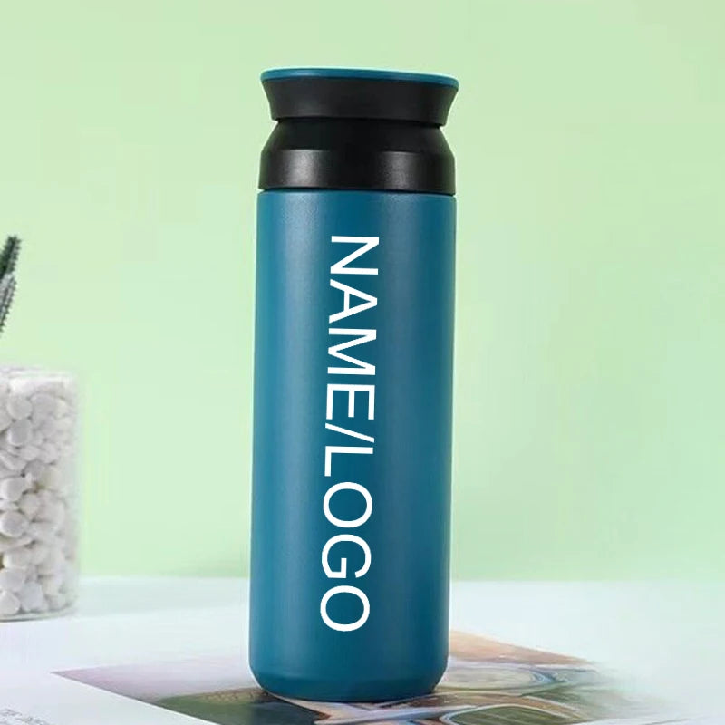 Logo Customization Thermos Bottle Thermal Mug Leakproof Car Vacuum Flasks Coffee Cup Travel Insulated Bottles Garrafa Termica