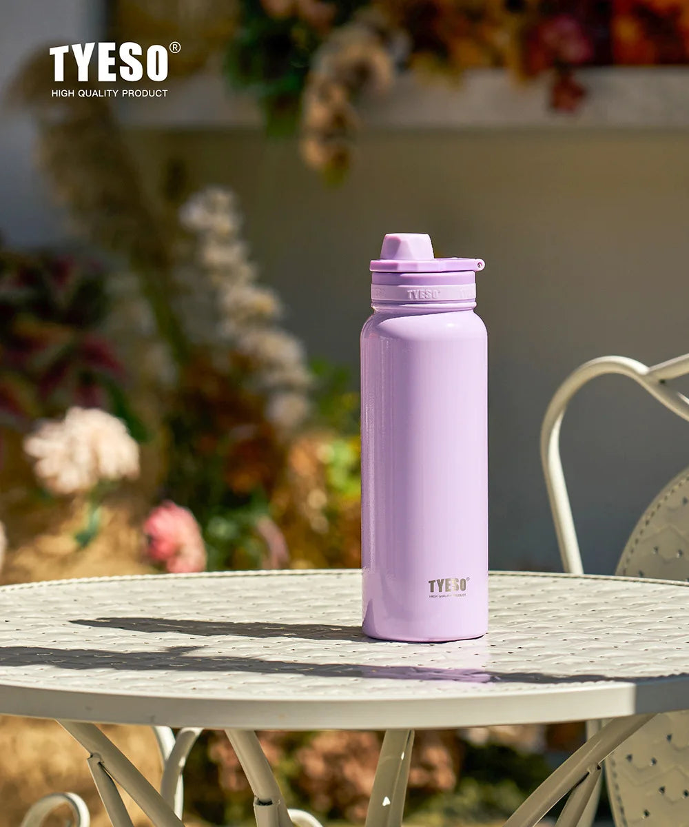 Tyeso Thermos Bottle Car Insulated Flask Water Tumbler for Outdoor Sports