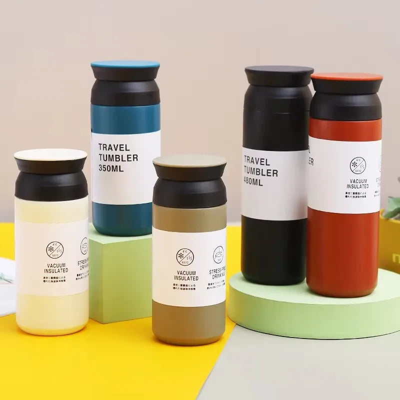 Logo Customization Thermos Bottle Thermal Mug Leakproof Car Vacuum Flasks Coffee Cup Travel Insulated Bottles Garrafa Termica